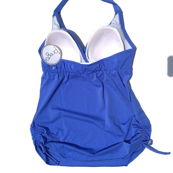 Maternity 2 piece Tankini Swimsuit Peri Blue by Prego Maternity XS S & L NWT - Picture 3 of 4